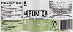 Label for Aurum Oil
