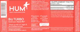 Label for B12 Turbo