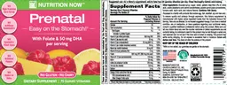 Label for Prenatal