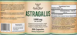 Label for Astragalus 1000 mg