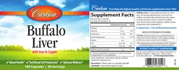 Label for Buffalo Liver