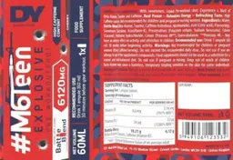 Label for #M6Teen Cherry