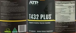 Label for T432 Plus