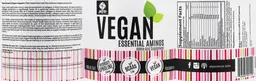 Label for Vegan Essential Aminos Raspberry