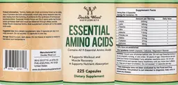 Label for Essential Amino Acids