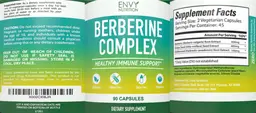 Label for Berberine Complex