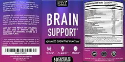 Label for Brain Support