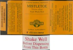 Label for Mistletoe