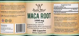 Label for Maca Root 1000 mg