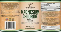 Label for Magnesium Chloride 1000 mg