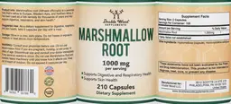 Label for Marshmallow Root 1000 mg