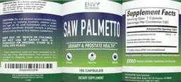 Label for Saw Palmetto
