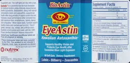 Label for EyeAstin