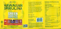 Label for Green Complete Superfood Powder Natural Vanilla