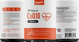 Label for CoQ10 250 mg