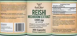 Label for Reishi Mushroom Extract
