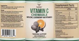 Label for Vitamin C Chewable
