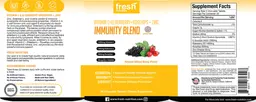 Label for Immunity Blend Natural Mixed Berry Flavor
