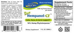 Label for Hempanol-CF