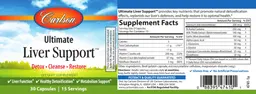 Label for Ultimate Liver Support