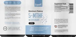 Label for 5-MTHF 7.5 mg