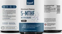 Label for 5-MTHF 7.5 mg