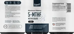 Label for 5-MTHF 7.5 mg