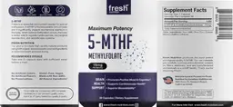 Label for 5-MTHF 15 mg
