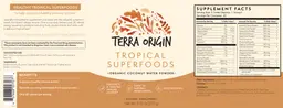 Label for Tropical Superfoods
