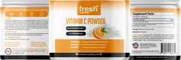 Label for Vitamin C Powder