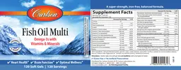 Label for Fish Oil Multi
