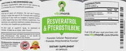 Label for Resveratrol & Pterostilbene