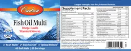 Label for Fish Oil Multi