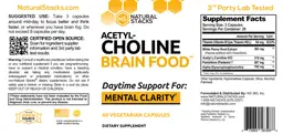Label for Acetyl-Choline Brain Food