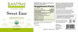 Label for Sweet Ease
