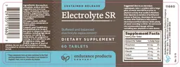 Label for Electrolyte SR