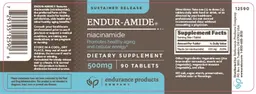 Label for Endur-Amide 500 mg