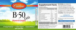 Label for B-50 Gels