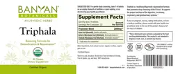 Label for Triphala
