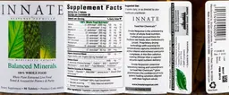 Label for Balanced Minerals