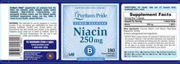 Label for Niacin 250 mg Timed Release