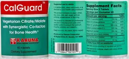 Label for CalGuard