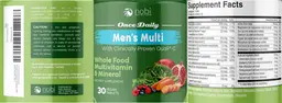 Label for Once Daily Men's Multi