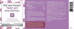 Label for Twist-Off DHA Softgel Fruit Flavor