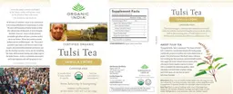 Label for Tulsi Tea Vanilla Creme