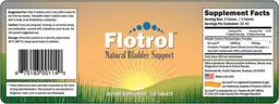 Label for Flotrol Natural Bladder Suport
