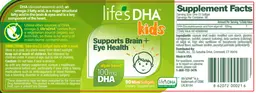 Label for Life's DHA Kids