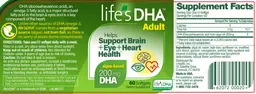 Label for Life's DHA Adult