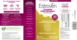 Label for Complete Multi-Symptom Menopause Relief