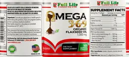 Label for Omega 3-6-9